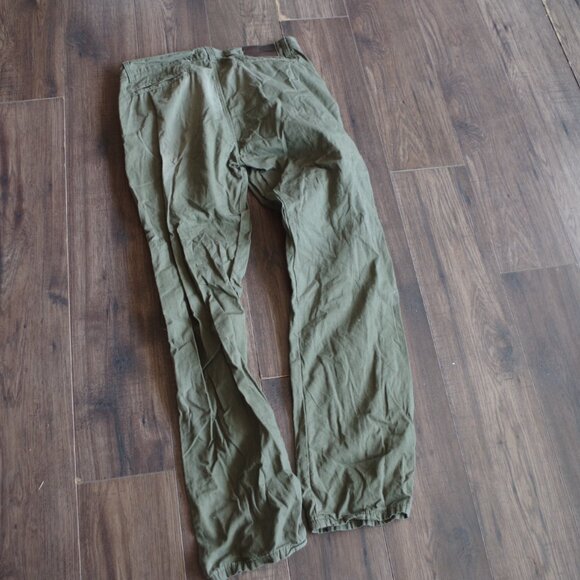 Army Green Ladies Trousers By Naked & Famous Denim - Picture 5 of 6